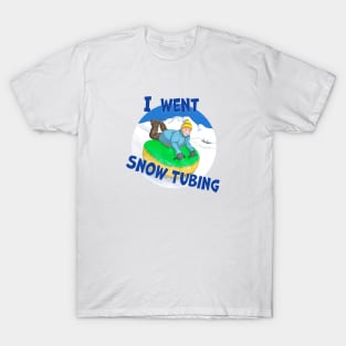 Kids Snow Tubing, I Went Snow Tubing T-Shirt